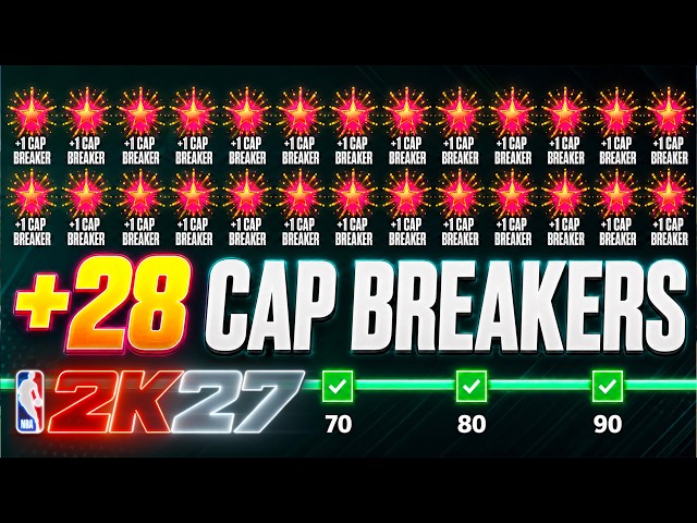 FASTEST WAY TO UNLOCK ALL +28 CAP BREAKERS IN NBA 2K27!