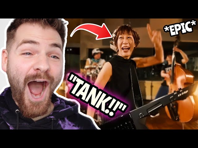 BIGGEST ANIME SONG!! | "TANK!" COWBOY BEBOP THEME | Live Performance (FIRST TIME REACTION)