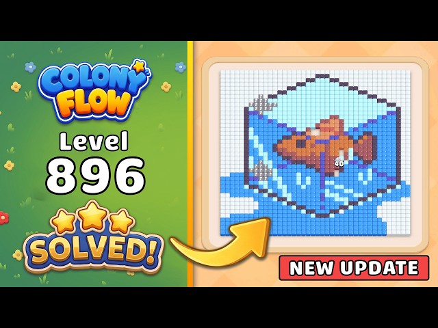 Colony Flow! Level 896 Walkthrough 🐜 | ABI GAMES Solution & Gameplay 🧩 (New Update)