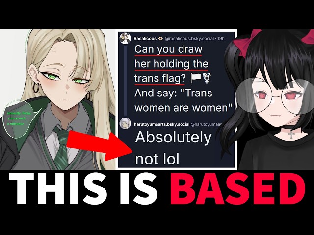 "Malfoid" Art Drama Goes NUCLEAR After BASED Artist Refuses To Add Pride Elements For Bluesky Freaks