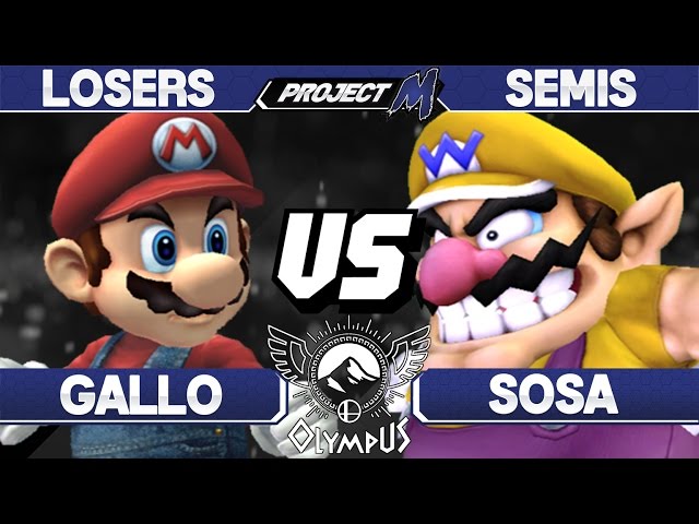Olympus - Sosa (Wario) vs Gallo (Mario) - PM Losers Semis - Project M