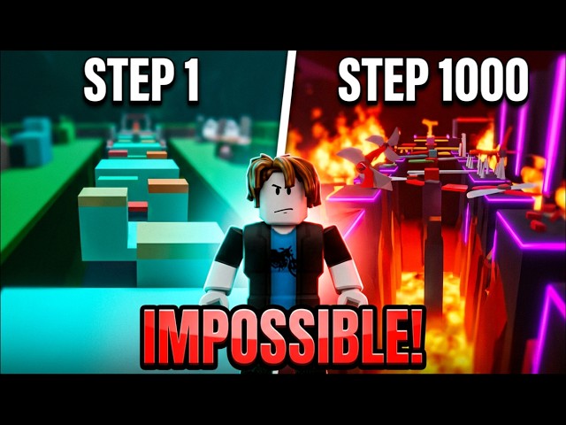 Completed the Crazy 1000 Steps Obby! 😱