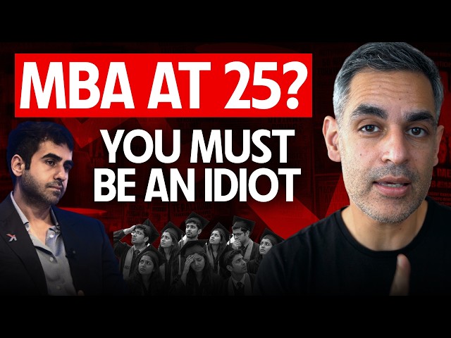 Nikhil Kamath Called MBA Students Idiots - Is He RIGHT? | Warikoo Careers Hindi