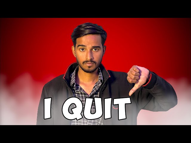 Why I Quit Editing 😢 Virender Singh