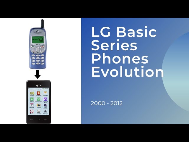 LG Basic Series Phones Evolution | 2000 - 2012