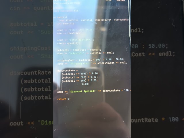 Programming in C++