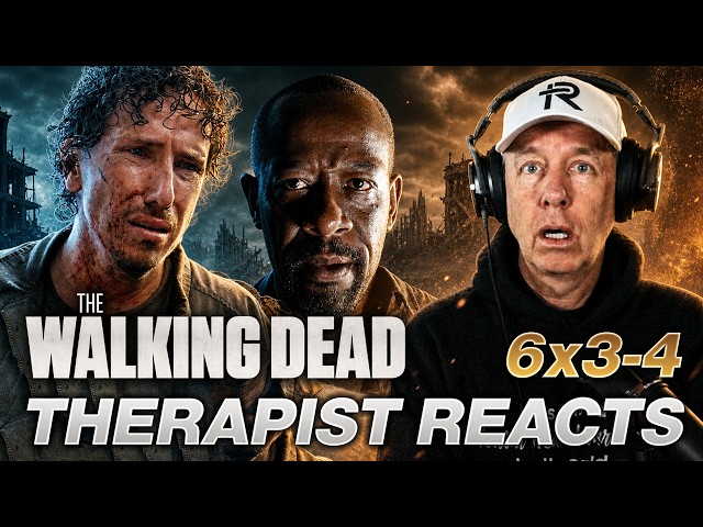 The Walking Dead S6 Ep 3-4 | First Time Watching | Therapist REACTS