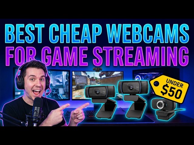 TOP 5 Best Cheap Webcams For Game Streaming 2026