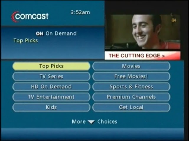 Comcast On Demand Guide (March 17, 2010)