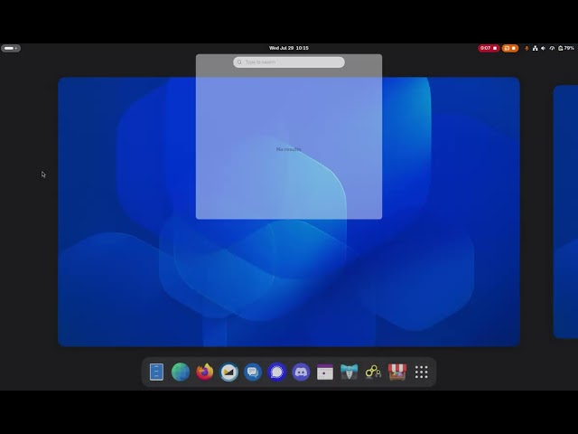 New GNOME Shell Dream Design Overlay Search Result | Video By Cassidy James Blaede