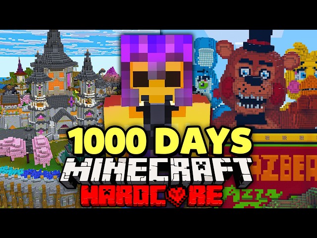 I Survived 1000 Days in Minecraft Hardcore [FULL MOVIE]