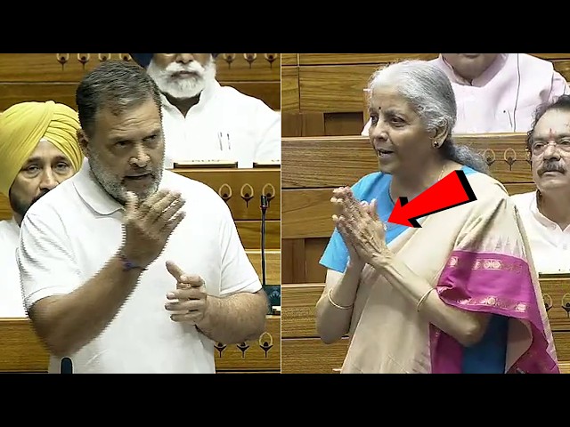 Rahul Gandhi vs Nirmala Sitharaman Speech in Parliament | BJP vs Congress Party | News Buzz