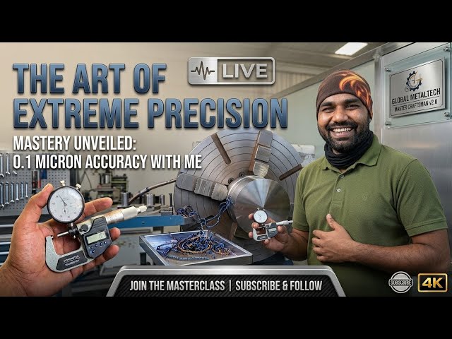 🔴 LIVE NOW: Extreme Accuracy Lathe Machine Alignment & Turning #vlog #food #foryou #video #gta