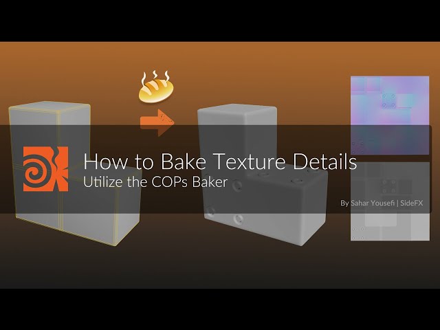 Houdini 22 | How to Bake Texture Details