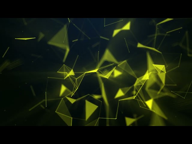 Yellow Plexus Background Motion Graphics 4K 30fps Copyright Free