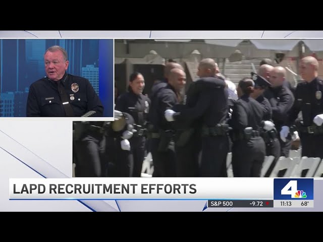 LAPD still struggling to recruit new officers