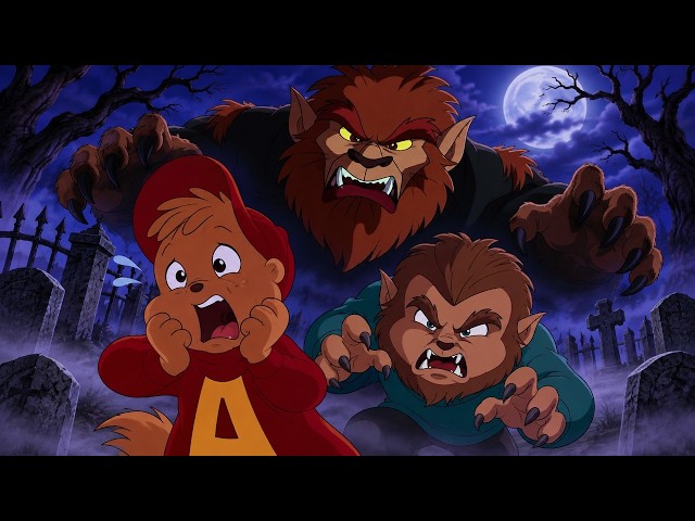 🔴 LIVE:  Alvin And The Chipmunks Meet The Wolfman! 🐺🎃 FULL MOVIE! | Funny Cartoon for Kids