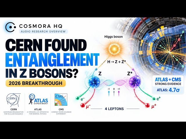 CERN Just Found Quantum Entanglement in Z Bosons — A 2026 Breakthrough