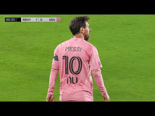 Messi vs New York Red Bulls | Started on the Bench… Then THIS Happened! 🤯🔥🐐 | 24/10/2026