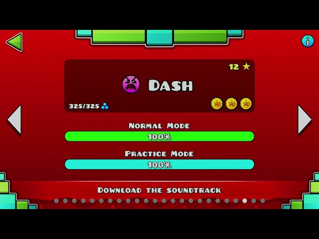 Geometry Dash 2.2 – “Dash” 100% Complete [All Coins] HDR