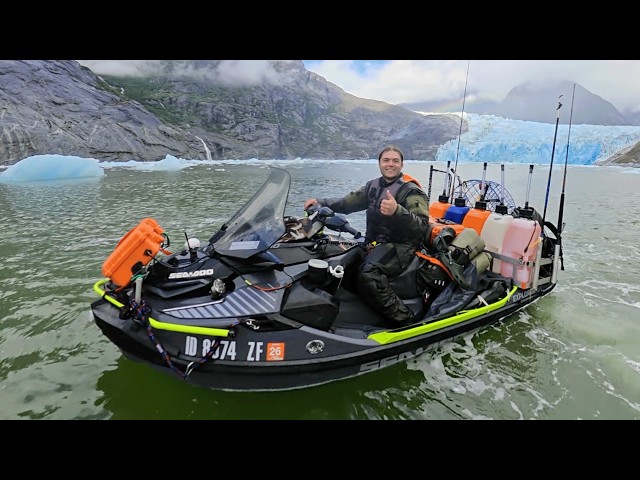 Riding 1300 Miles to Alaska on Jet Ski - Camping & Fishing