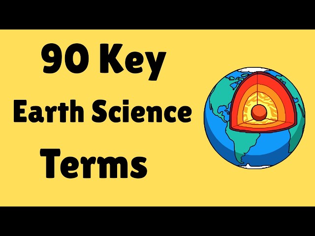 Earth Science Vocabulary 90 Key Terms