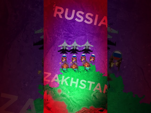 Russia vs Kazakhstan⚔️😡(Countries & Their Enemies)