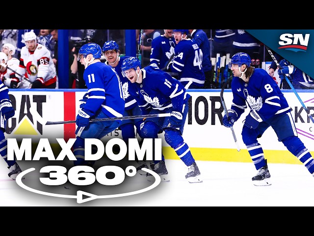 360° POV: Max Domi Overtime Game Winning Goal