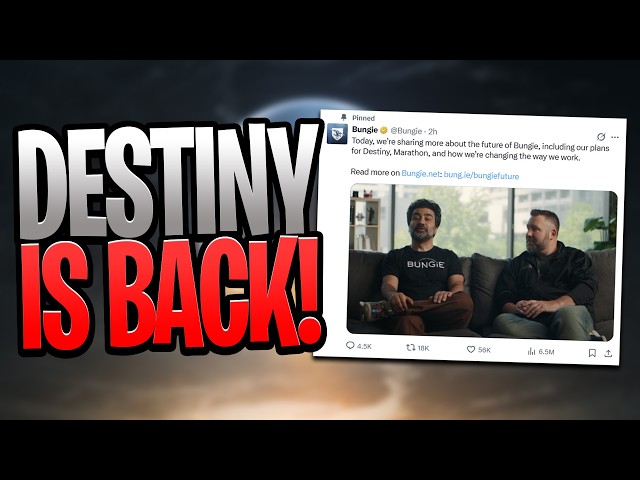 DESTINY IS SAVED, WE DID IT!