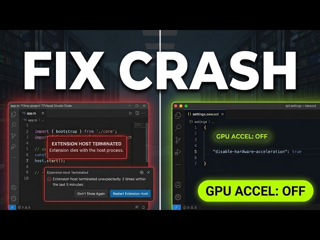 VS Code Extension Host Crashing? 7 Fixes That Actually Work (2026)