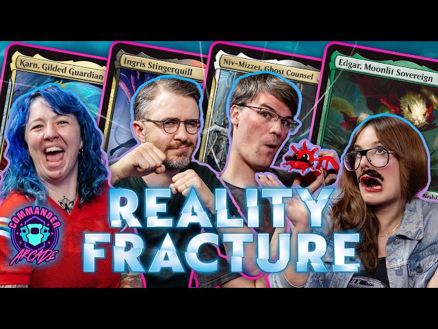 Reality Fracture MIRRORED Commanders Battle! | 5-Color Karn vs. Ingris vs. Ghost Niv vs. Wolf Edgar 