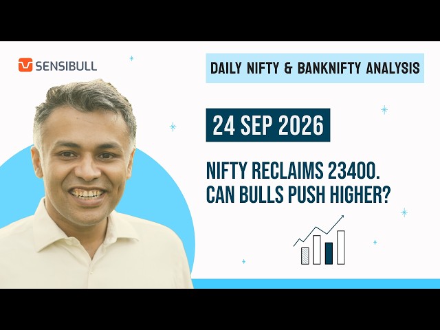 NIFTY & BANK NIFTY Analysis for Tomorrow | Stock Market Outlook | 24 September 2026, Thursday