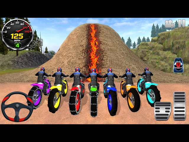 Impossible Motocross Bike Offroad Racing 3D - Extreme Motor Bike Simulator - Android GamePlay #1