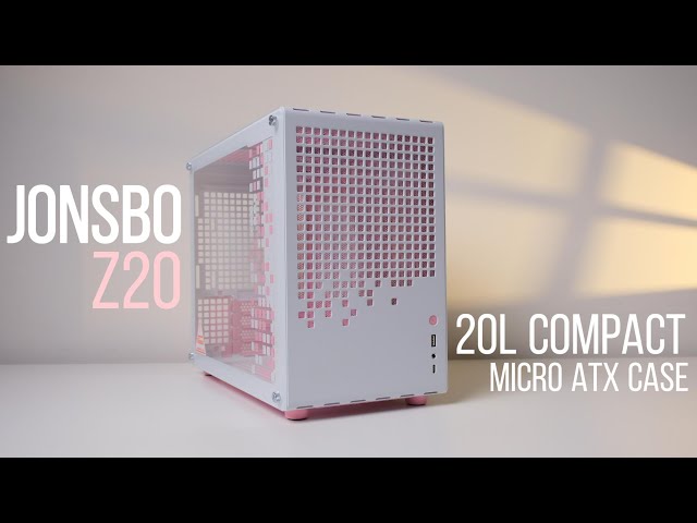 A Pink White Jonsbo Z20 mATX Gaming PC Build