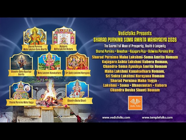 SHARAD PURNIMA SOMA AMRITA MAHAYAGYA 2026 | Prosperity, Health & Longevity | Vedicfolks