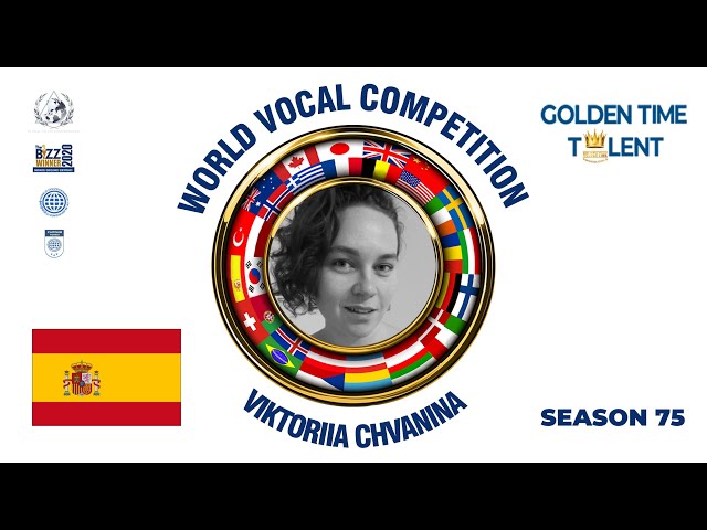 GOLDEN TIME TALENT | 75 Season | VIKTORIIA CHVANINA | Singer-songwriter