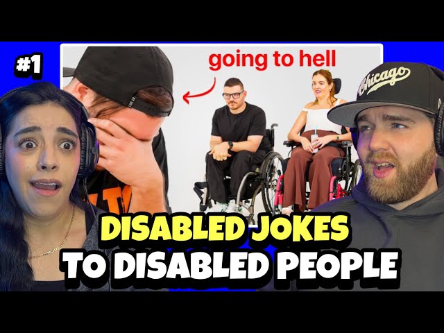 Disabled Jokes But In Front Of Disabled People | NOW THIS IS SOME DARK COMEDY BUT IN GOOD FUN! 😂
