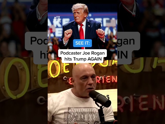 SEE IT: Podcaster Joe Rogan hits Trump AGAIN