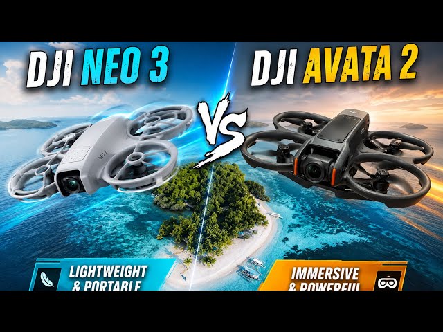 Dji neo 3 vs dji avata 2 camera test comparison 