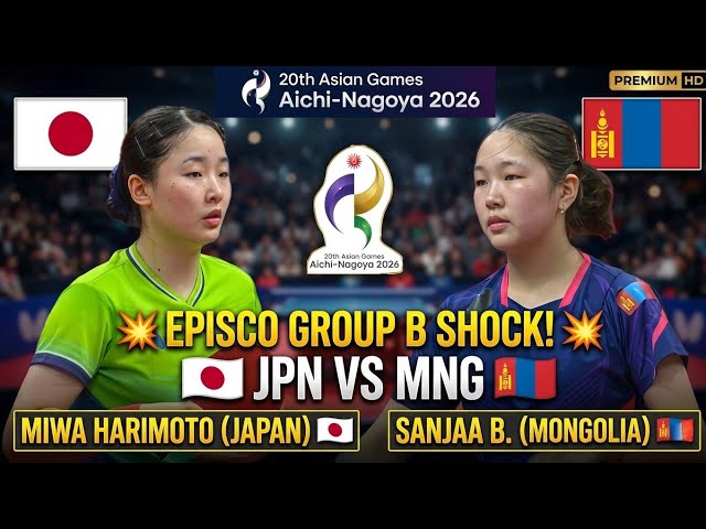 Miwa Harimoto vs Sanjaa Burenjargal Highlights | Japan vs Mongolia | Asian Games 2026 Table Tennis