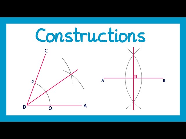 Constructions - GCSE Maths