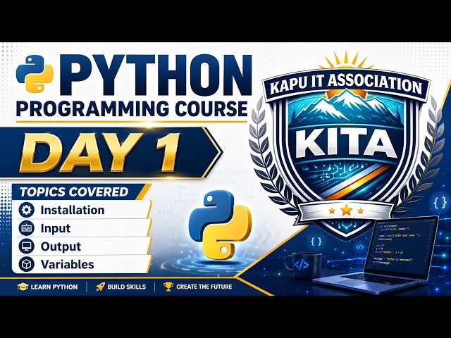Day - 1 Python Programming course