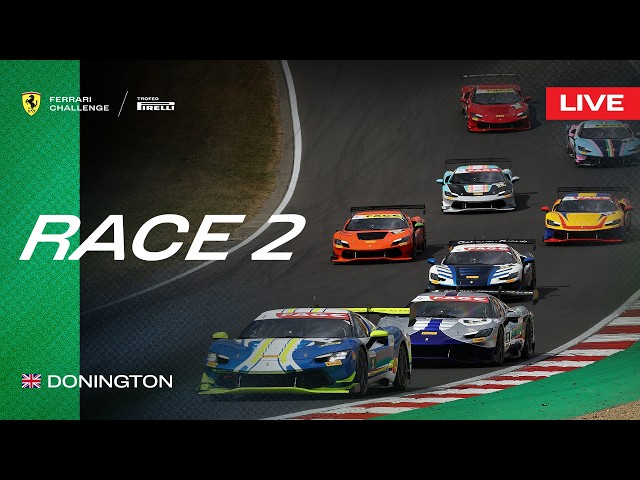 LIVE Ferrari Challenge UK - Donington Park, Race 2