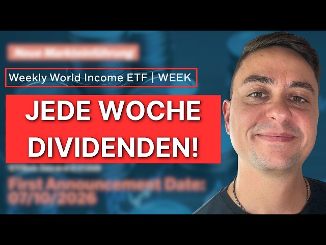 Ruhestand mit wöchentlichen Dividenden? HANetf's neuer ETF!