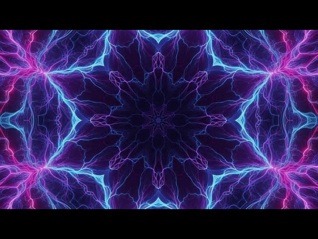Calm Electric Background Video -  Seamless Looping Screensaver 4K (No Sound)