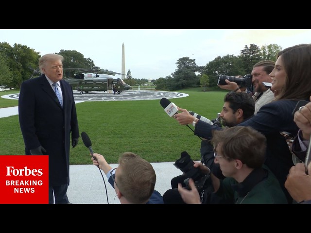 FULL GAGGLE: President Trump Takes Questions From Reporters After Welcoming China's Xi To The U.S.