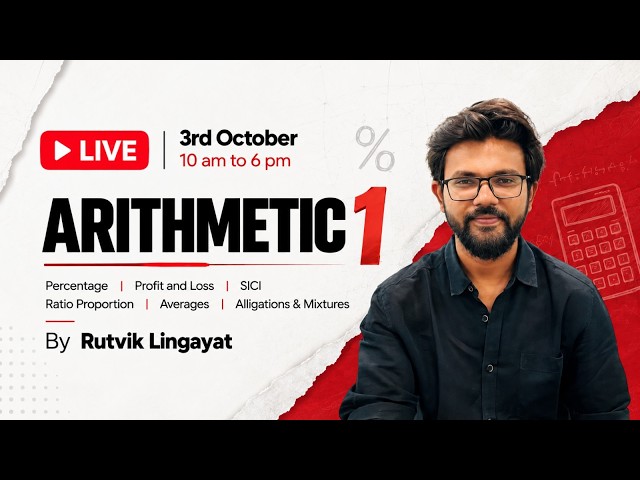 ARITHMETIC 1 — LIVE CLASS