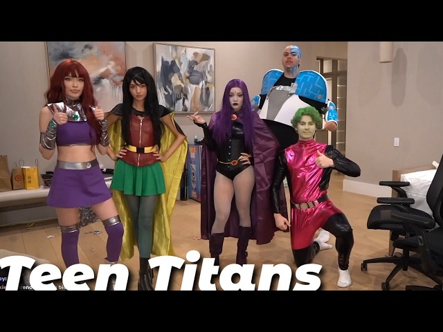 We Cosplayed as Teen Titans ft emiru,bonnie,cinna,rosii and zoil