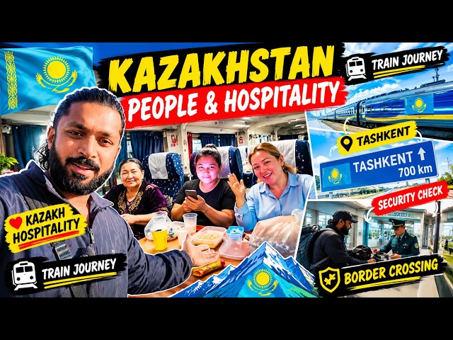 EP- 38 | TRAIN BORDER Crossing | KAZAKHSTAN First Impression