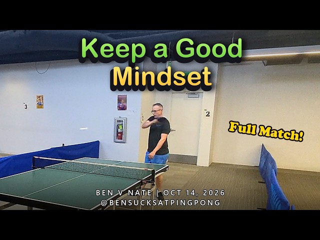 Ben vs Nate | Keeping a Good Mindset | US Open Prep, Oct 14